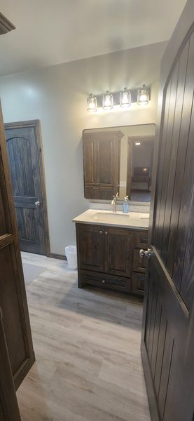 Vanity and bath